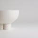 PILLAR-BOWL-sculptural-vessel-pot-centerpiece-white-concrete-luxury-alentes